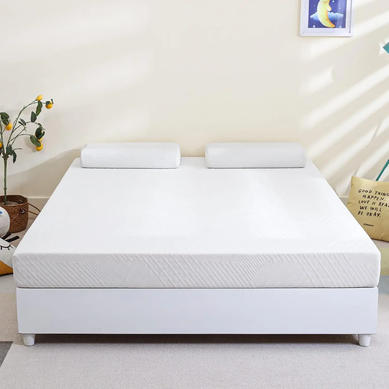 Copper Gel Memory Foam Mattress 14 Inch Twin XL Medium Firm CertiPUR-US Certified, Customized