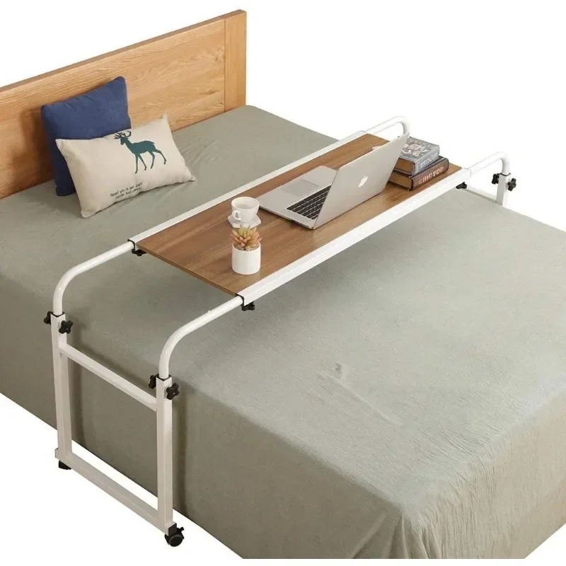 

Desk Laptop Desk Laptop Cart with Wheels Over Bed Desk Adjustable Overbed Table with Wheels King Queen Bed Table Bed Table