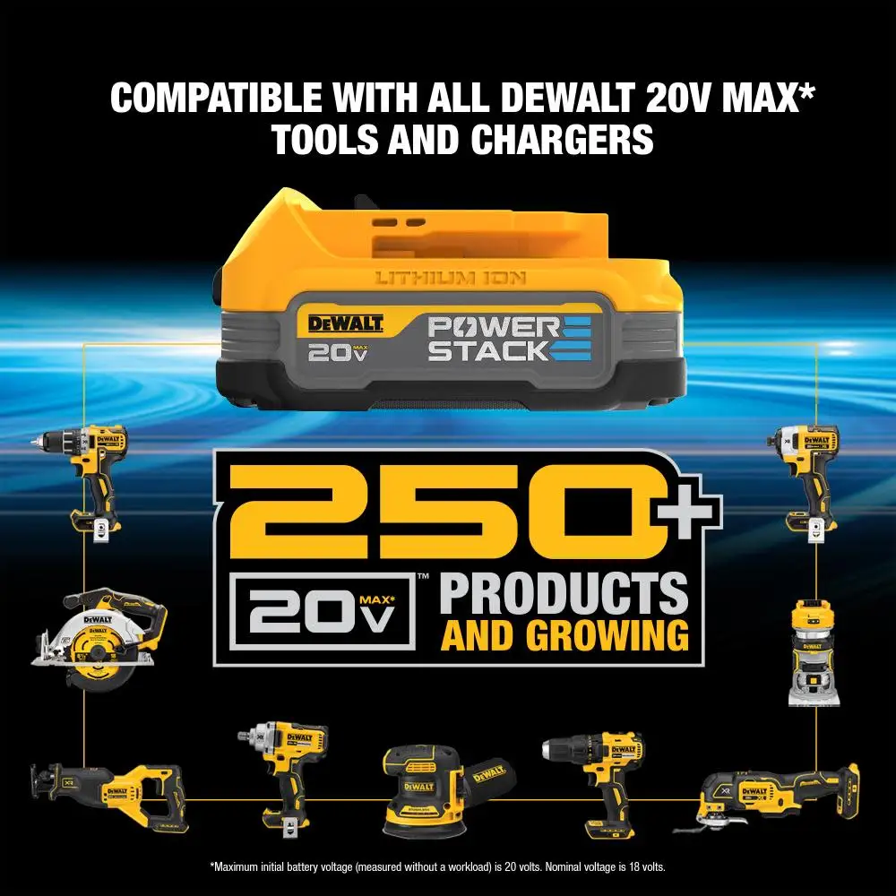Dewalt DCBP034 Powerstack™Compact Batterij 20V Max Batterij Lithium Power Tools Onderdelen Accessoires