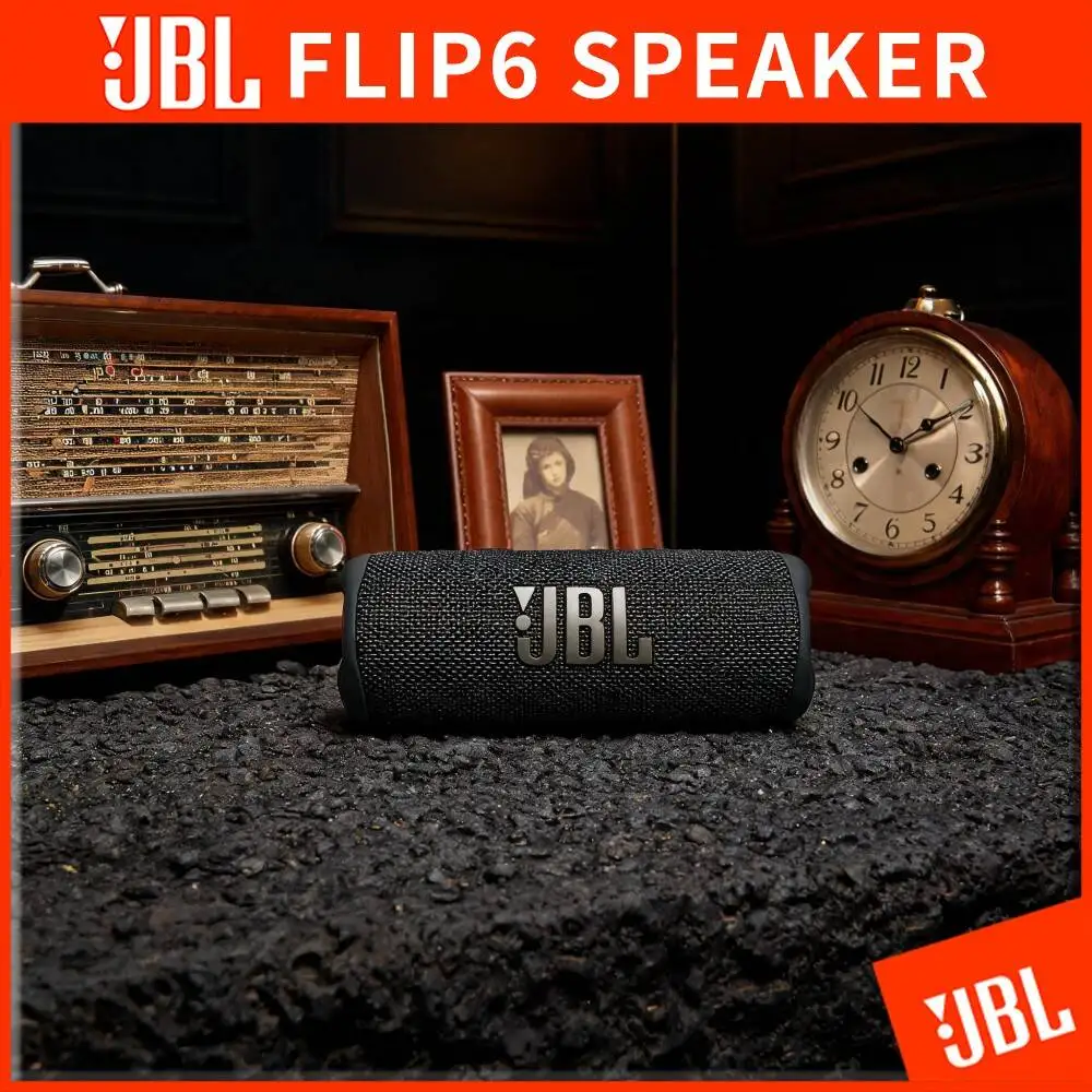 JBL Flip 6 Outdoor Heavy Bass Wireless Speaker PartyBoost Multi‑Speaker Pairing IP67 Waterproof Dustproof Portable Audio Speaker