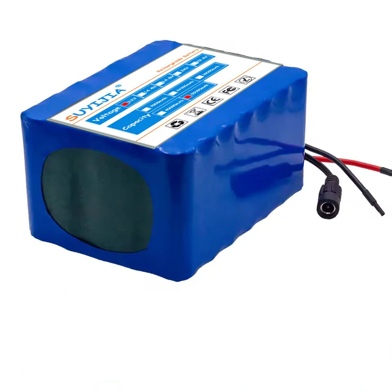 بطاريات نوفيل ليثيوم أيون قابلة للشحن 3S12P 12V 50Ah، صب امب LED Lumière De Secours Powe إلخ + شاحن 12.6 فولت 3A #3