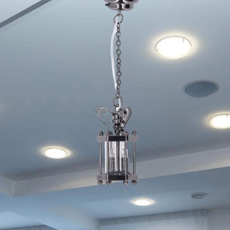 Kronleuchter Schlafzimmer Deckenlampe Miniatur Möbelmodell Doll Houses Accessoire Realistic Lighting Toy Playset 1:12