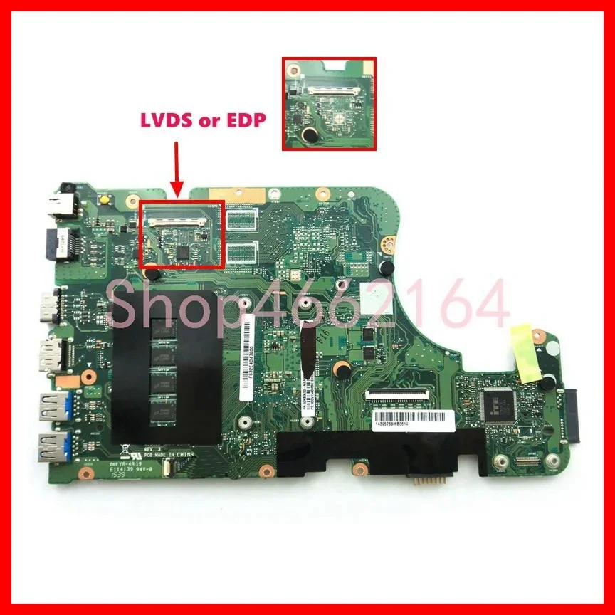 X555LA i3 i5 i7 CPU Mainboard For ASUS X554L FL5800L R556L X555LB X555LA X555LD X555LJ X555LF X555LN VM501L F555L Motherboard