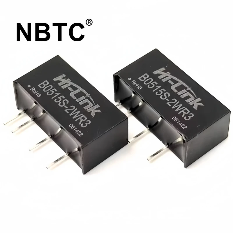 Kleine größe B0515S-2WR3 5v zu 15v 133ma 2w einzel ausgang dc dc wandler power module 90% effizienz B0515S-2W für smart home