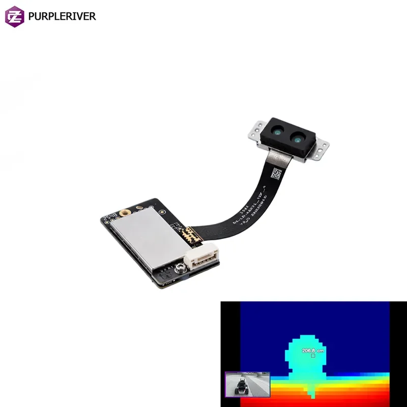 High Precision DToF Sensor 80Klux Ambient Light Resistance with Forward Obstacle Sensing for Avoidance
