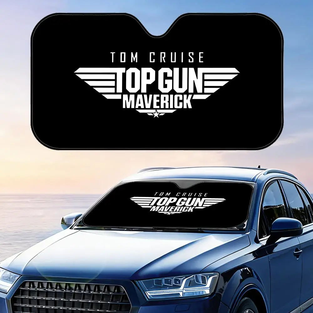 

Модный солнцезащитный козырек Top Guns для автомобиля, защита от УФ-излучения, из алюминиевой фольги, отражающая теплоизоляция, многоразовый.