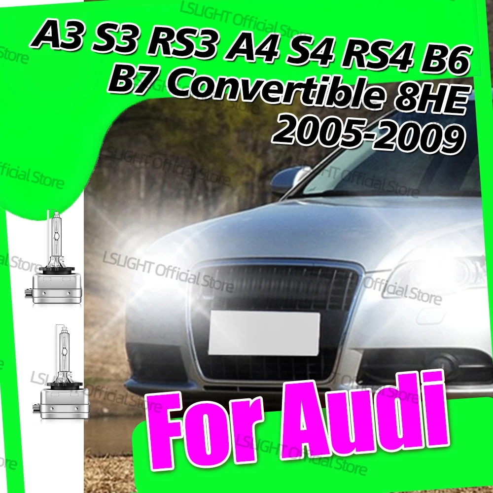 

2x фары 6000K 8000K 10000K 12V 35W D1S D1 HID ксеноновые для Audi A3 S3 RS3 A4 S4 RS4 B6 B7 Convertible 8HE 2005-2009 2008 2007