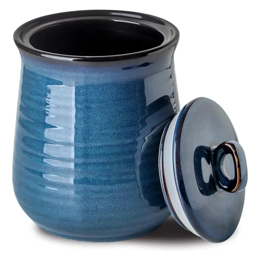 

Большая керамическая банка для хранения продуктов объемом 80 унций, герметичный контейнер для кофе, печенья, конфет, муки, риса, корма для животных, B