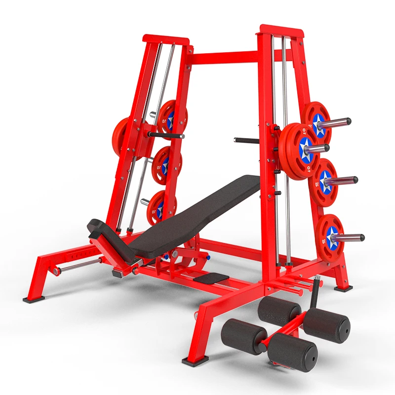 

Hot Sale Multi Power Rack Commercial Gym Fitness Equipment Incline/Decline/Flat 3 in 1 Machine Multi Functional Rack