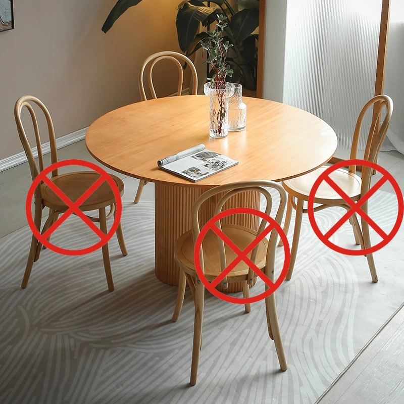 

Бытовой круглый обеденный стол для маленькой квартиры, гостиной, обеденный стол, скандинавская интернет-мебель для дома Tavolo Da Pranzo XY40CZ