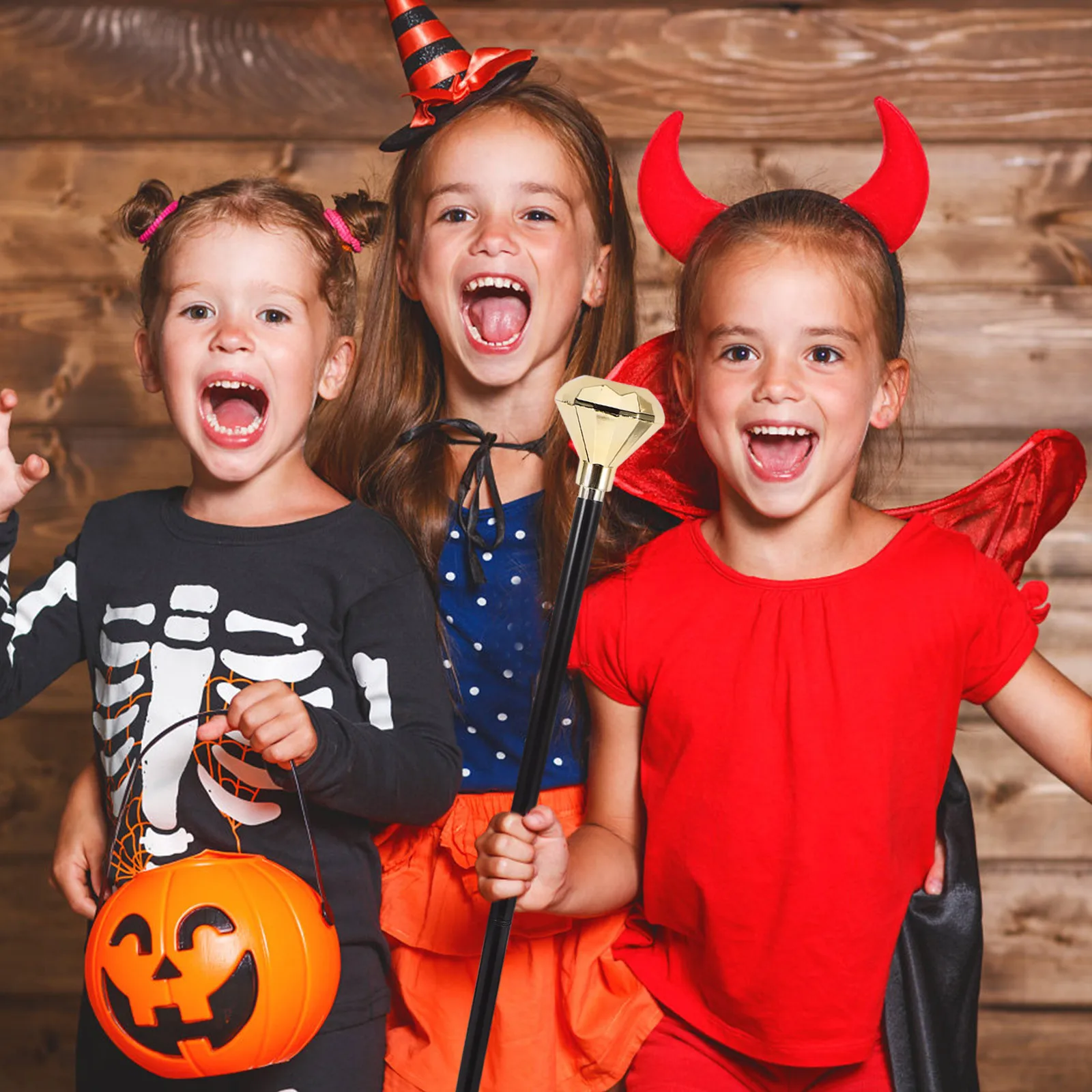 

Cosplay Cane Prop Halloween Costume Accessory Decorative Scepter Stick for Masquerade Fancy Dress Party King Queen Role Play