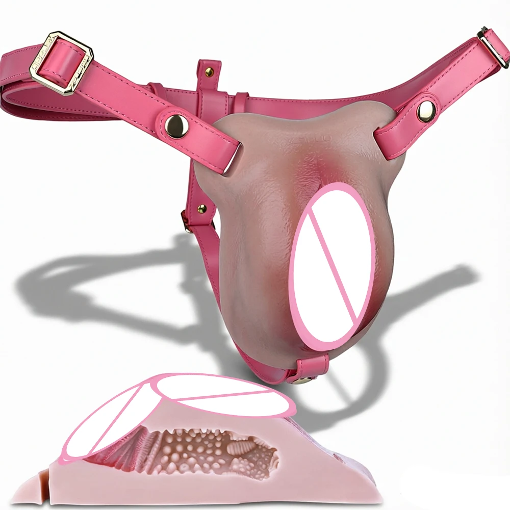 Lifelike Skin Touch Vagina Pads Crossdresser 18+ Panty Ultra Simulated Insertable Clitoral Penis Hiding Chastity Cage For Men18+ view 4