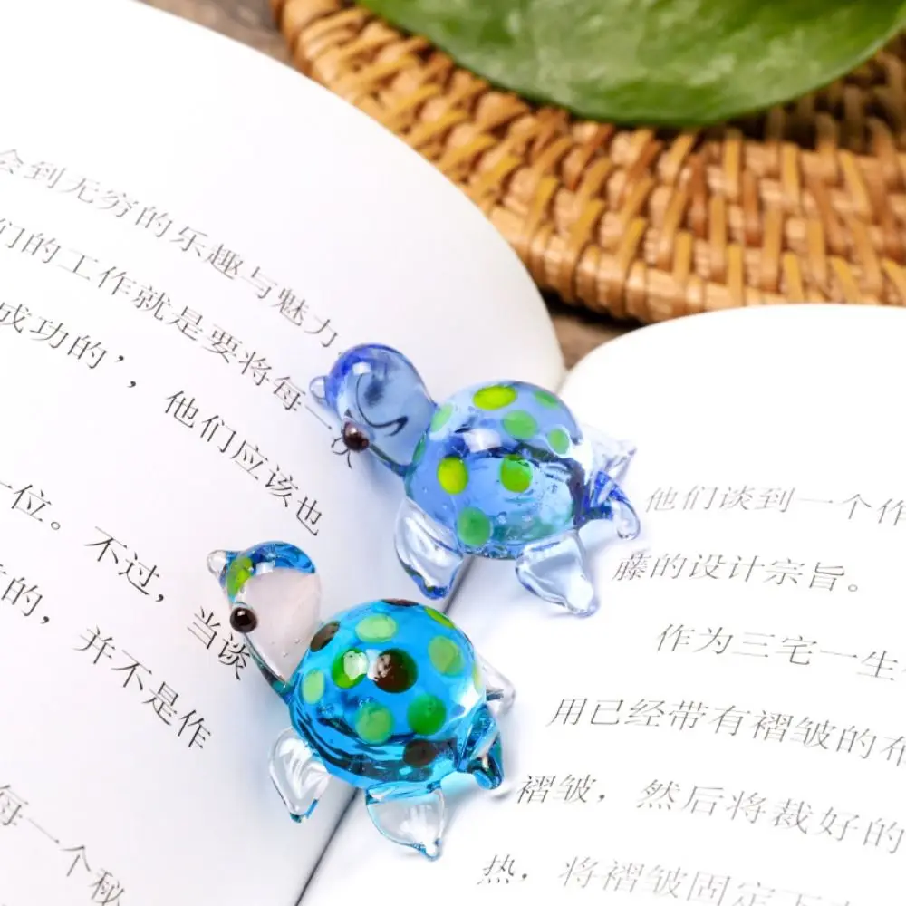 Mini Handicraft Turtle Figurines Lightweight Vivid Animal Statue Turtle Lifelike Decorative Accessories Crafts Collection