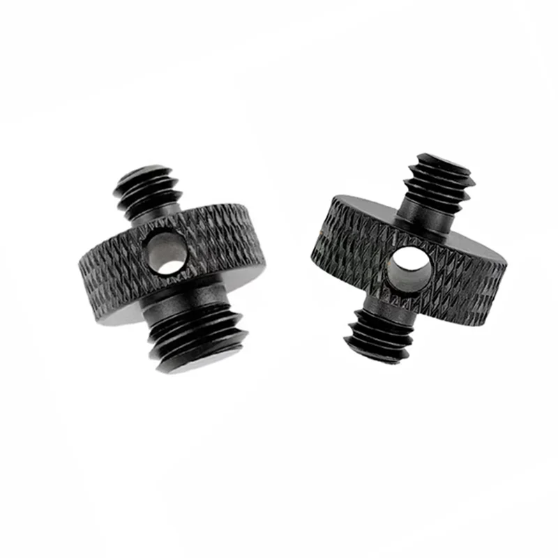 Conversion Screw 1/4 to 1/4 3/8 Inch Have 3.3mm Hole Screw Gopro Photographic Equipment Accessories for Ball Head Tripod Monopod