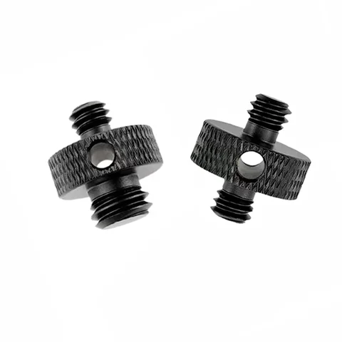 Conversion Screw 1/4 to 1/4 3/8 Inch Have 3.3mm Hole Screw Gopro Photographic Equipment Accessories for Ball Head Tripod Monopod