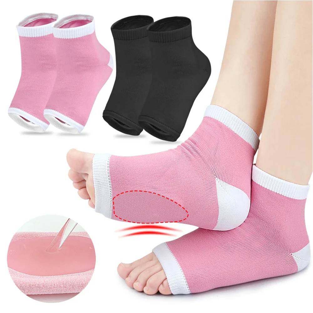 Foot Socks Arch Support Orthotic Plantar Fasciitis Cushion Gel Pad Sleeve Heel Spurs Flat Feet Orthopedic Pad Correction Insoles