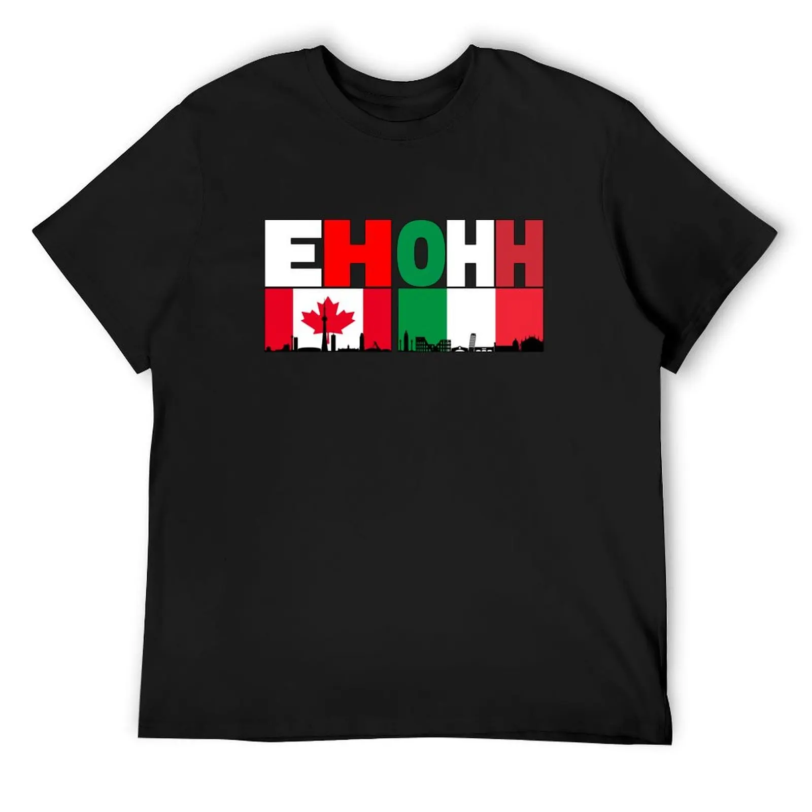 Italo Canadian - Skylines T-Shirt man t shirt vintage graphic tee Blouse oversizeds anime shirts men