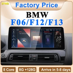 STWEI 2024 New ID6 ID7 ID8 UI Android System Wireless Carplay AUTO For BMW 6Series F12 F13 CIC NBT Car Video Players Gps Navi