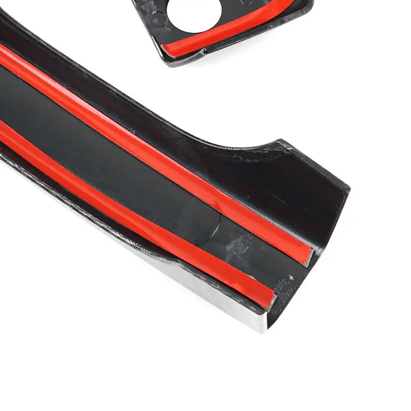 اكسسوارات السيارات الباب الخارجي غطاء مقبض سحب الأبواب الخارجية مقبض الكسوة لتويوتا FJ كروزر 2007-2021 ABS ألياف الكربون/الفضة