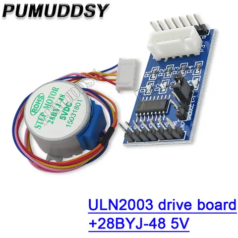 ULN2003 28BYJ-48 5V Riduzione Passo Ingranaggio Motore Stepper 4 Fasi Verde/Blu SOP ULN2003A DIP UL2003AN