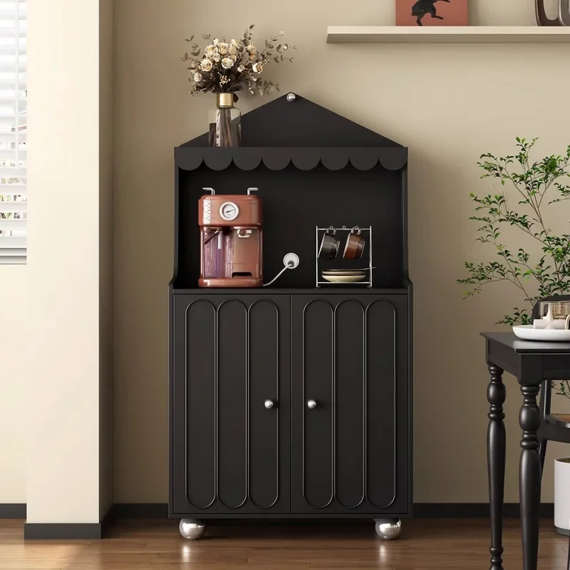 

Light luxury retro tea cabinet