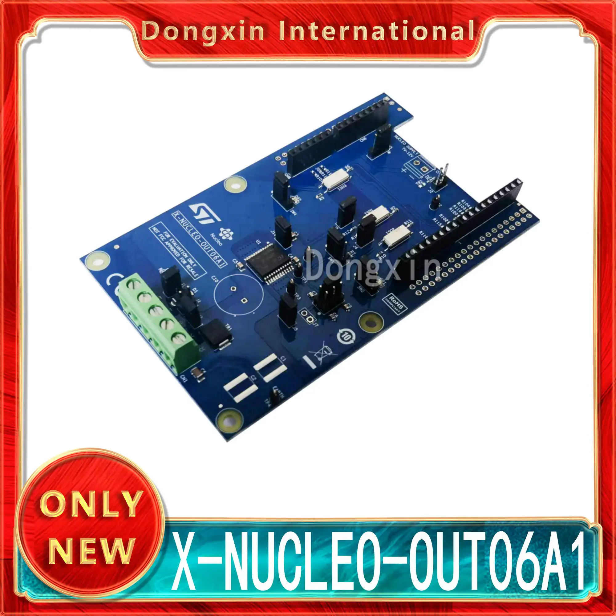 Original X-NUCLEO-OUT06A1 based on IPS1025H-32 industrial digital output expansion board