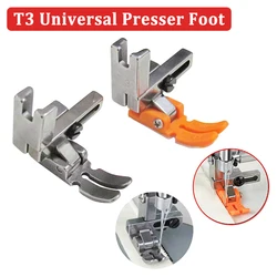 T3 Adjustable Universal Foot Cording/Regular/Zipper Presser Foot For 1-Needle Lockstitch Industrial Sewing Machine Accessories