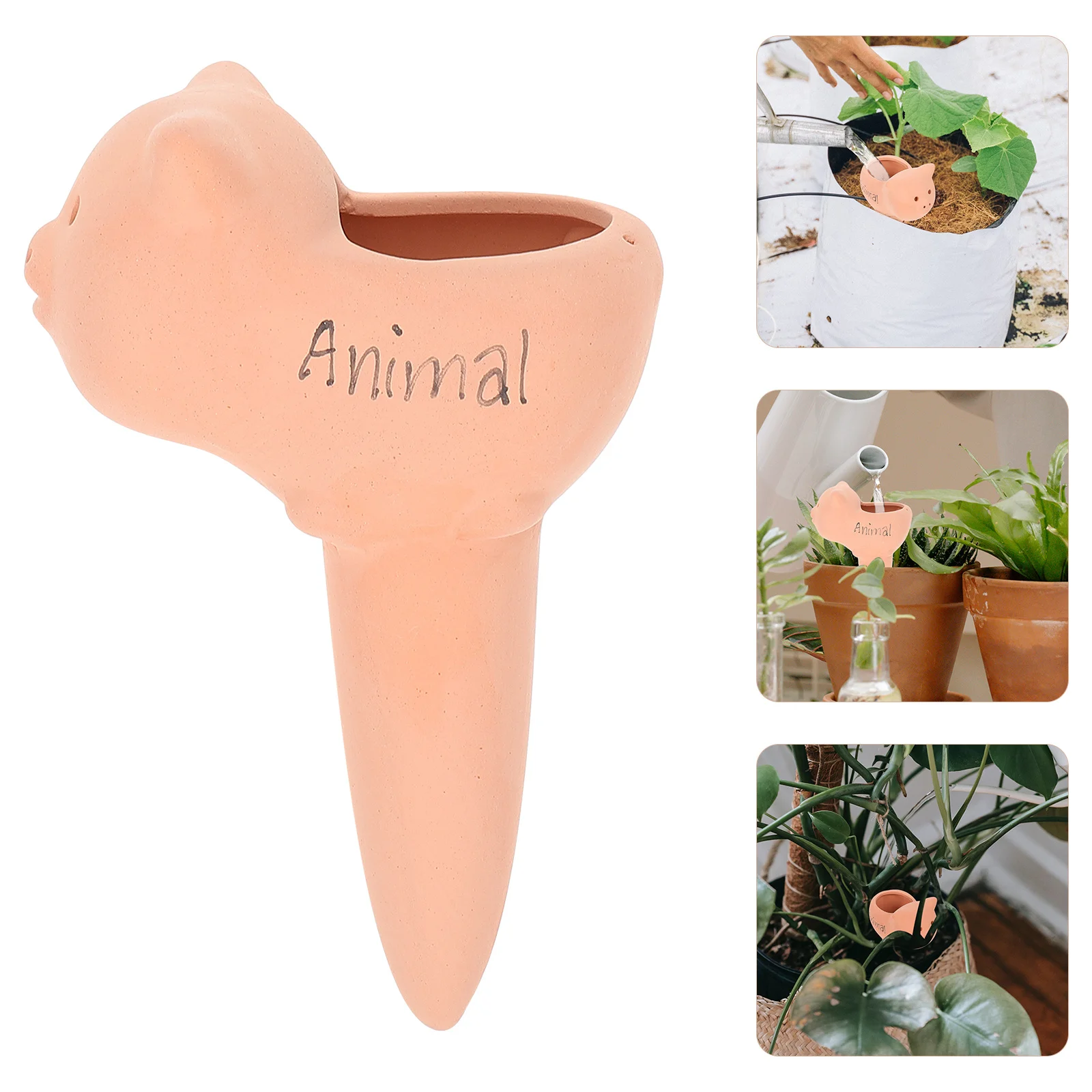 

Ceramic Automatic Watering Device Adorable Shape Creative Beautiful Easy Use Moist Container Plants