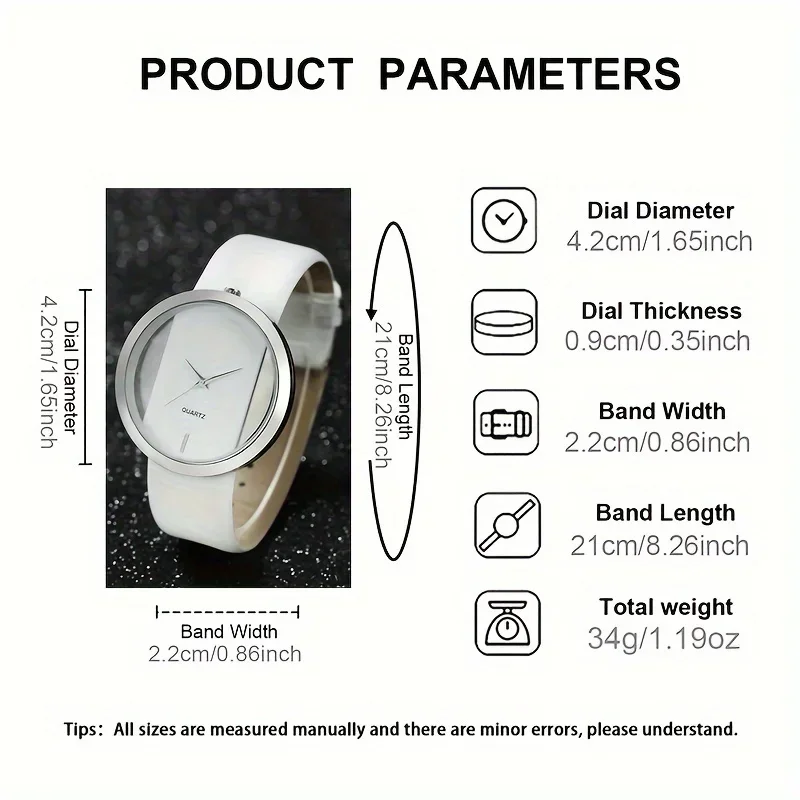 3pcs Women's Fashion Quartz Watches - Casual Round Analog With Pu Leather Strap, Alloy Case