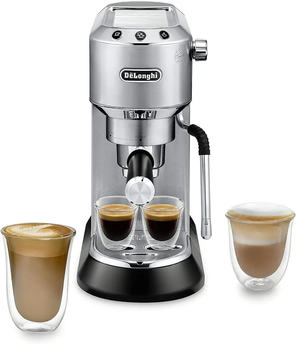 Máquina Dedica Arte Espresso, 35 onças fluidas, De'Longhi EC885M