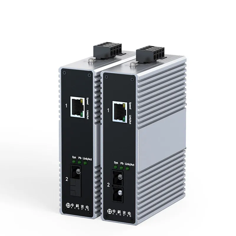 Fiber Single Mode Multimode Dual Fiber 100M 1 Optical 1 Electric SC/FC/ST Converter ZK - 7000-10-1 FX 1 FT - 25AB/25KM/2KM