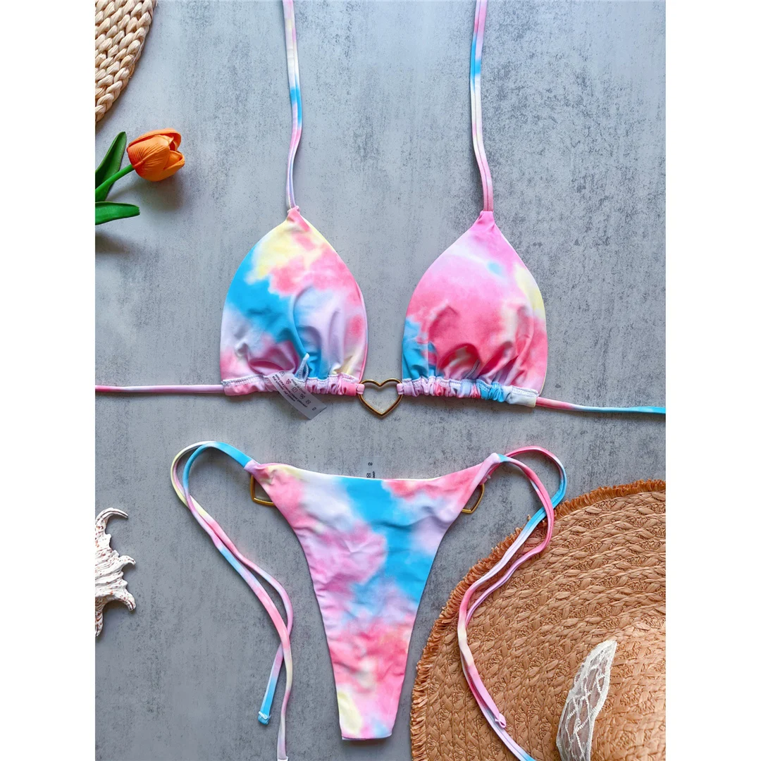 Sexy Extrem String Mini Micro Tanga Bikini Damen Badeanzug Frauen Bademode Zweiteiliger Bikini-Set Badeanzug Schwimmanzug V8291 – Detail 5