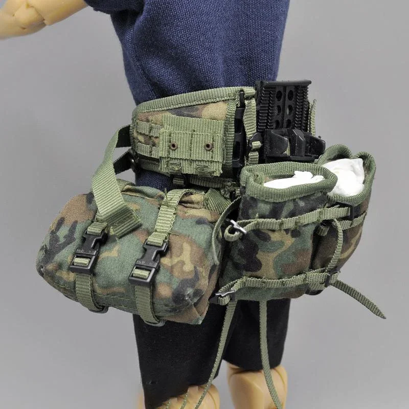 DML 1/6 مقياس الجيش التمويه الخصر حقيبة مولي حزام مشبك عسكري ل 12 ''عمل الشكل المشهد ملحق نموذج الجندي #5