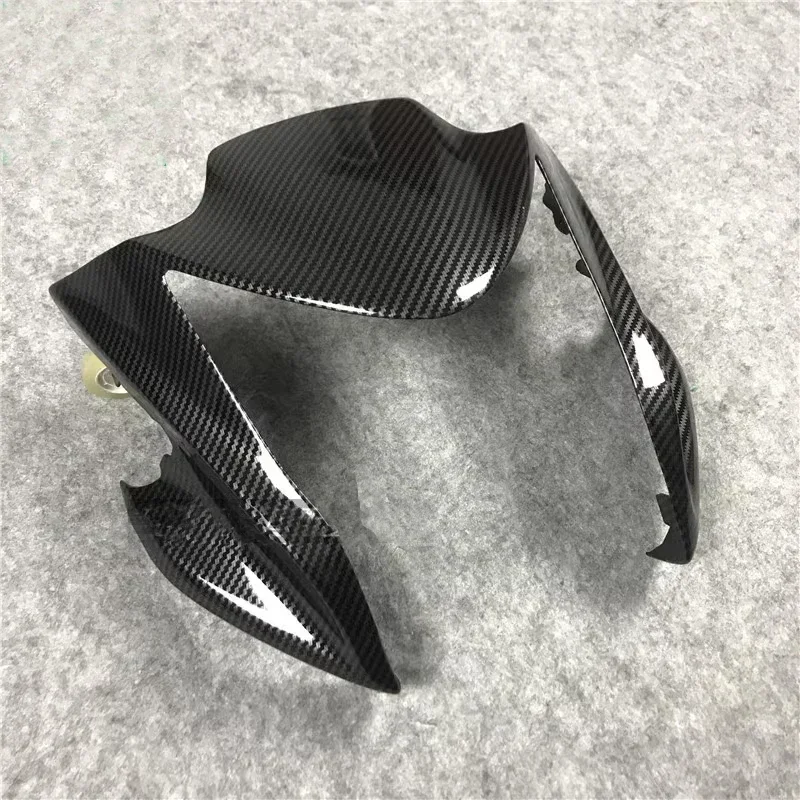 

ER6N Headlight Cover Upper Front Nose Fairing Cowl Panels Motorcycle Part For Kawasaki ER 6N ER-6N 2012 2013 14 2015 2016 Carbon