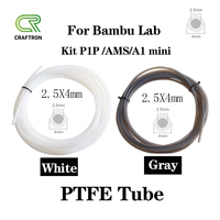 PTFE Tube for Bambu Lab P1P AMS A1 mini 3D Printer Teflonto Pipe Bowden Extruder 1.75mm Filament 2.5x4mm Bambulab 3D Accessories