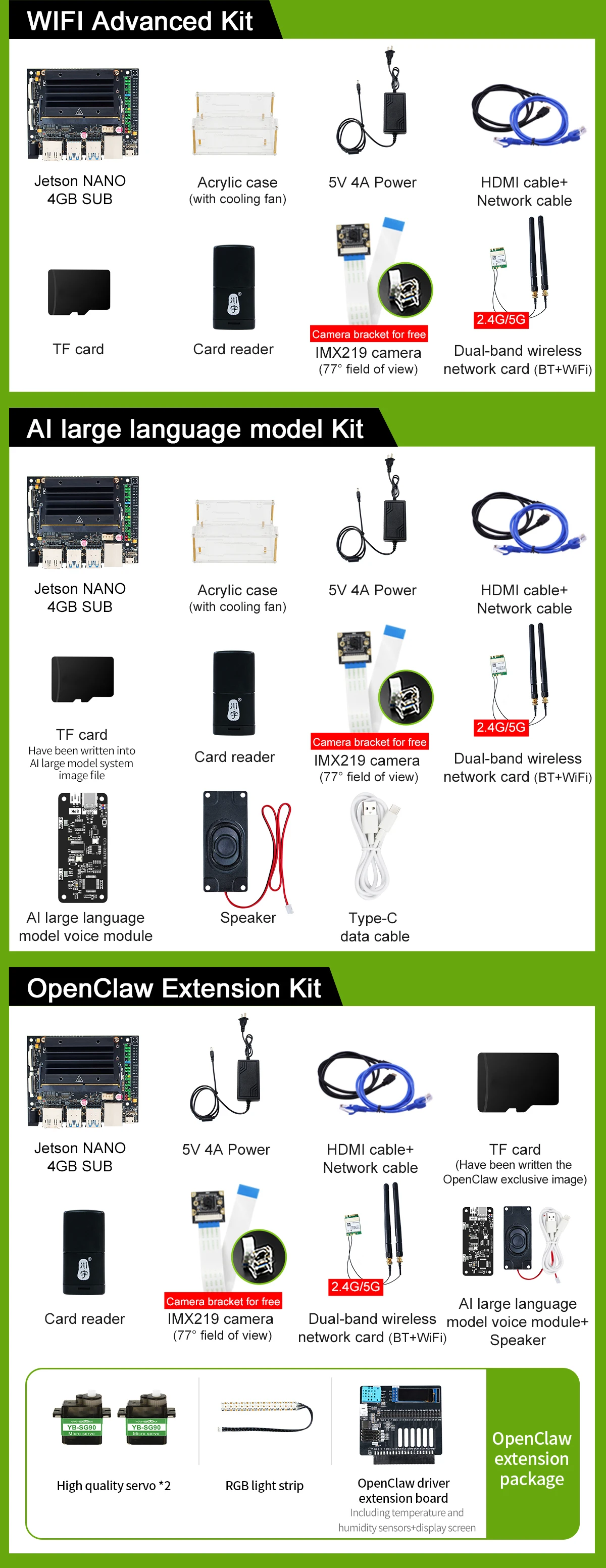 Neues Jetson Nano 4 GB AI großes Modell-Entwickler-Kit für Embedded Deep Learning AI High-Speed-Entwicklungsboard-Modul 4 GB Speicher – Detail 6