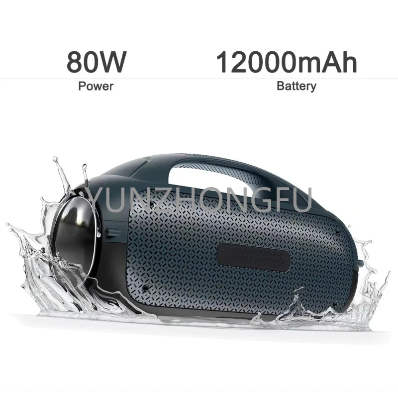 2023 Multifunctional High Power Bass Box Portable Smart Outdoor Waterproof Blue Tooth Speaker With Microphone A50