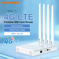 comfast AX300 4G Lte Modem with SIM Card WiFi6 2.4G Outdoor Portable Internet wireless Router ASR1803S Chip 4 Antennas PlugPlay