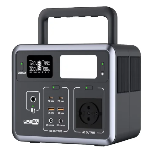 

200W 300W Portable Power Station, 110V 220V High-Power Outdoor Energy Storage for RV Camping Home Emergency Power Supply