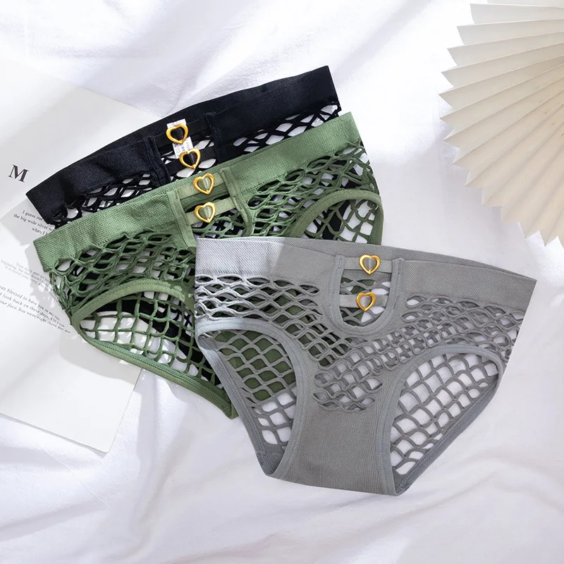 Women Panties Hollow Out Lingerie Sexy Panties Women Elasticity Underwear Temptation G String Female Seamless Briefs Underpants