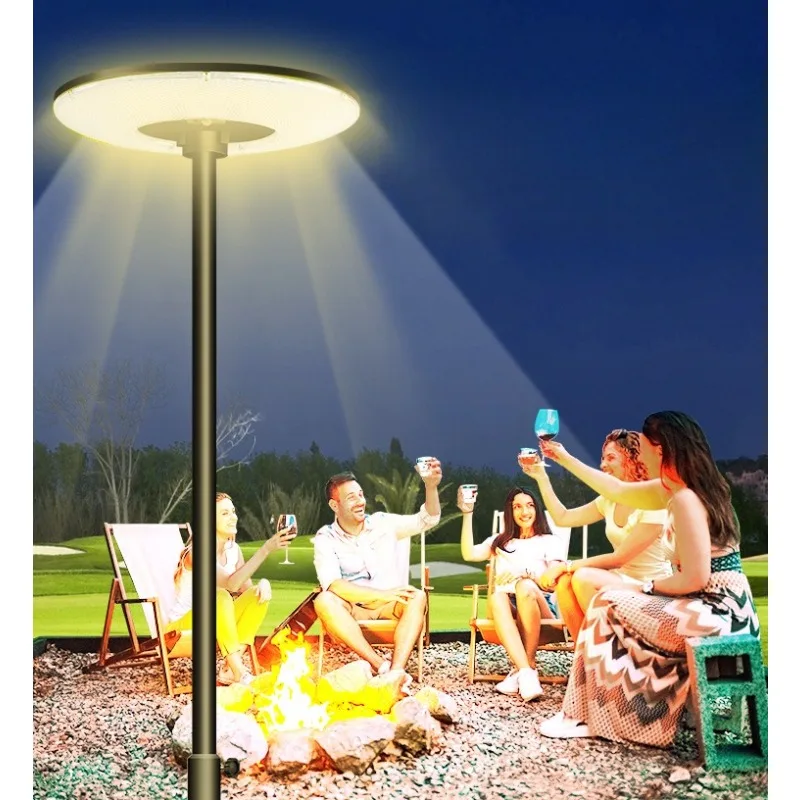 Movable villa garden high-power community lighting flying saucer light induction street light