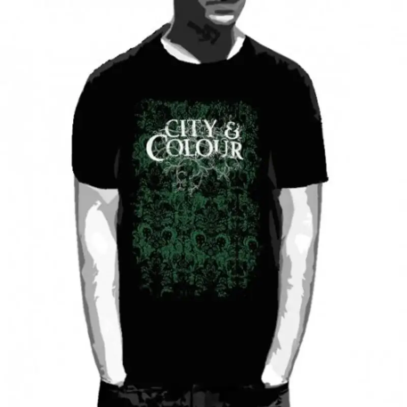 

City Colour Vine Pattern T Shirt New Small Only