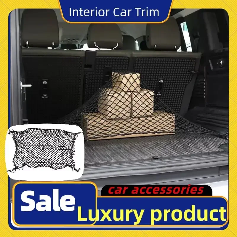 Car Trunk Tail Box Net Cover,Item Fixed Mesh Pocket,Cloth,For Land Rover Defender 110 130 Land Rover Discovery 3 4 2006-2024