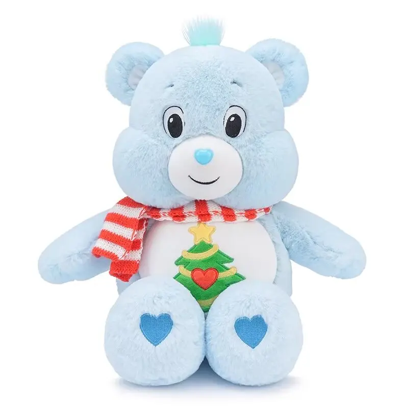 Christmas Care Bears Pluszowa zabawka Xmas Bear Wypchana lalka Kawaii Animal Xmas Room Decor Anime Toys Hobby Prezenty świąteczne dla dziewczyny