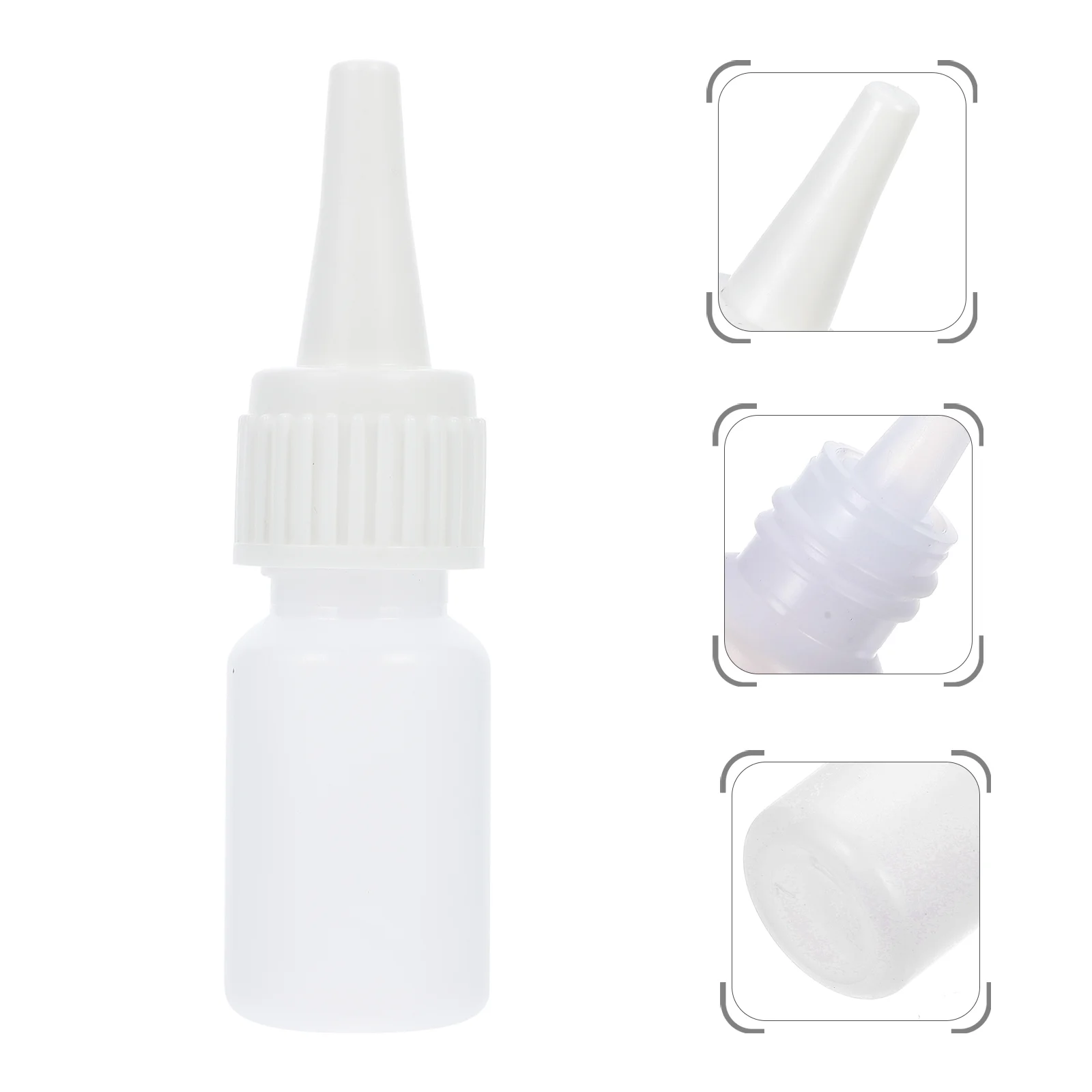 

22 Pcs Hdpe Dropper Bottle Lightweight Sealed Design Travel Size Empty Drip Bottles Quick Drying Glue Eye Drops Essential Oil