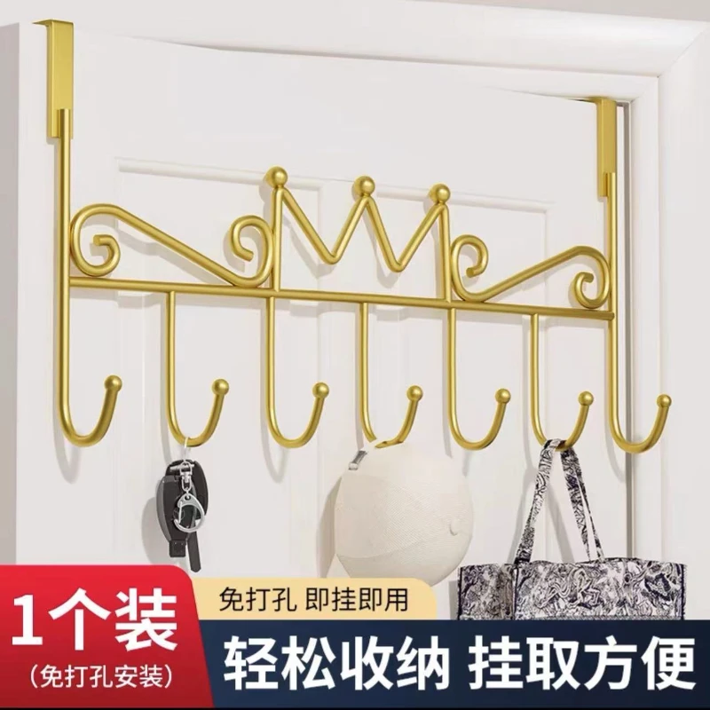 Wall Mounted Thickened and Thickened Clothes Rack Hanger for Home Use in Bedroom Behind Door and Hanging At Will