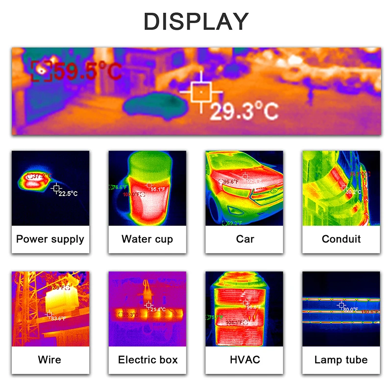 HTI Original HT-A1 HT-A2 Pocket Thermal Imaging Camera 160*120 and  320*240 For Repair PCB Circuit Troubleshoting Thermal Imager