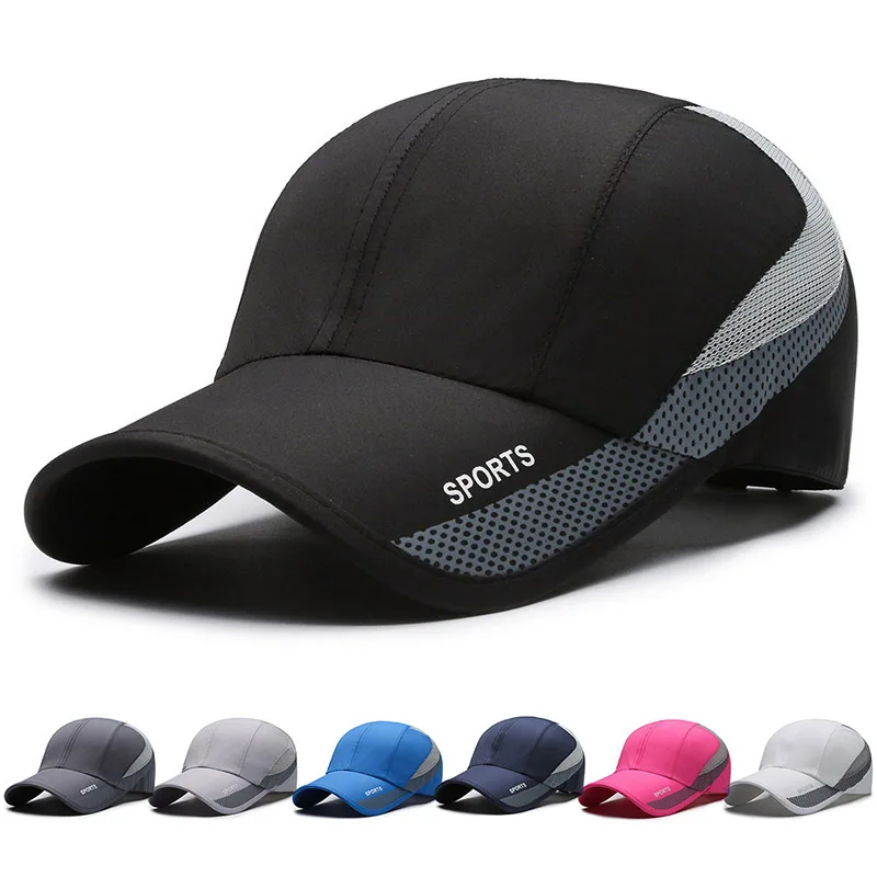 

New Summer Thin Mesh Breathable Quick Dry Baseball Cap for Men Women Outdoor Sports Sunshade Adjustable Hat Snapback Kpop Gorras