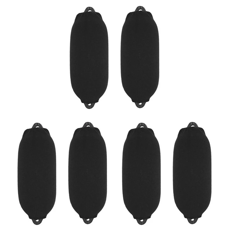 

6PCS 40X11cm Fender Cover Marine Boat Fender Cover Inflatable Fishing Boat Bumper Dock Anti-UV Sun Protection