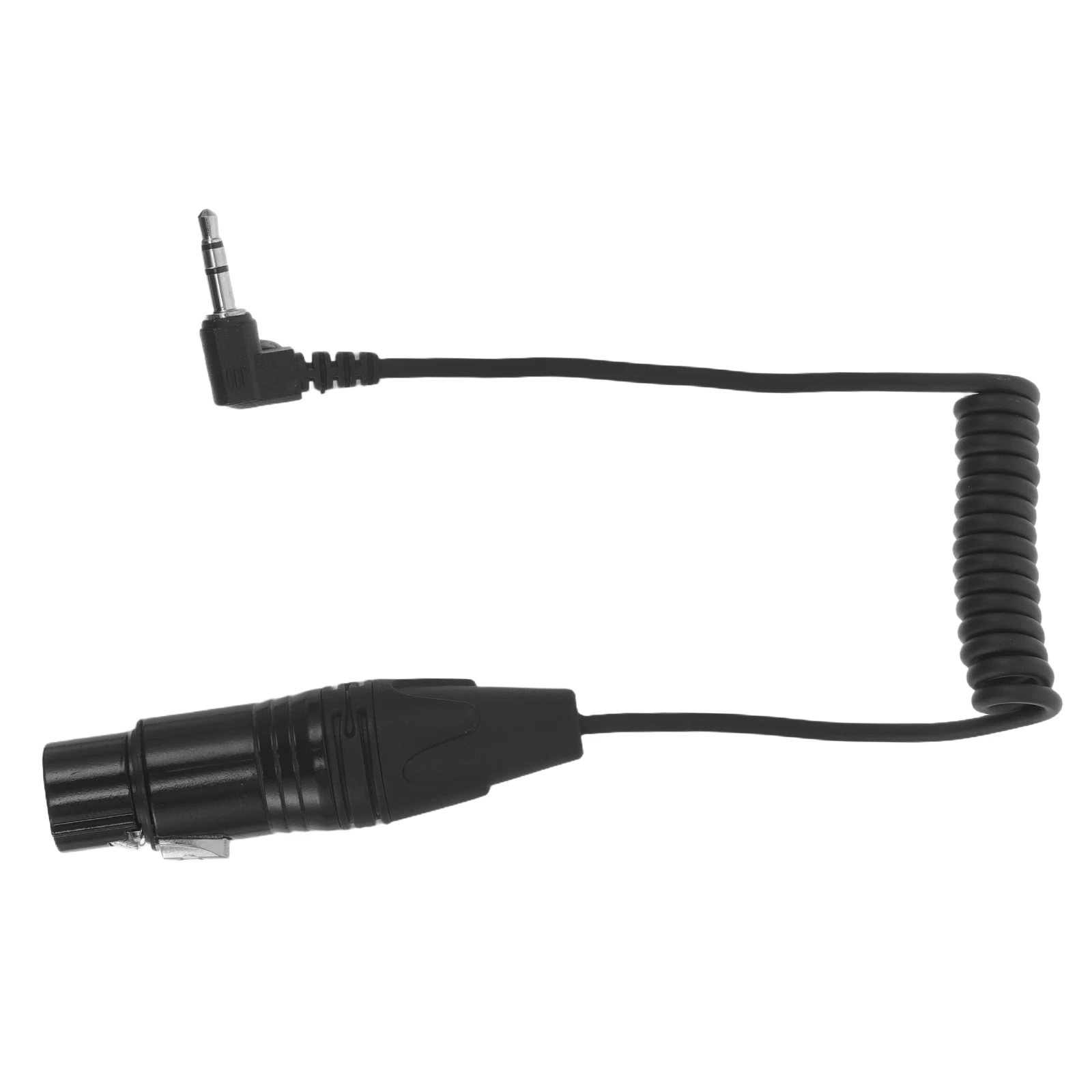 

Spring Retractable Flexible Microphone Cable 3.5mm Trs to Xlr Female Balanced Audio Transfer Mic Wire for Phone Mp3 Player